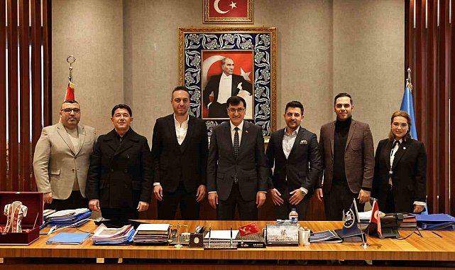 Kütahya Belediye Başkanı Eyüp Kahveci, Kütahya Galatasaraylılar Derneği yönetimini ağırladı