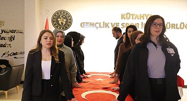 Kütahya Gençlik ve Spor İl Müdürlüğü'nde asli kadroya geçiş ve yemin töreni