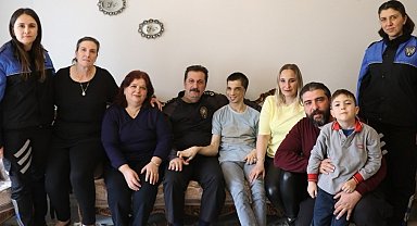 Kütahya İl Emniyet Müdürlüğü'nden özel ihtiyaçlı bireye anlamlı ziyaret