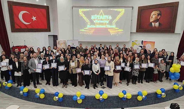 Kütahya'da eTwinning başarı ödül töreni düzenlendi