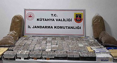 Kütahya'da jandarmadan kaçakçılık operasyonu
