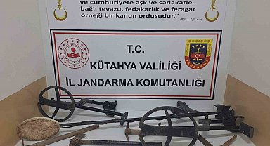 Kütahya'da jandarmadan tarihi eser operasyonu