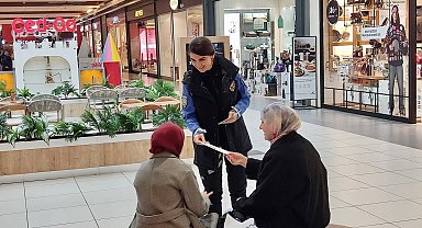Kütahya'da Toplum Destekli Polislerden esnaf ve vatandaşlara bilgilendirme