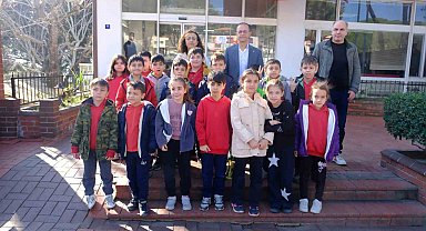 Kuyucak Belediye Başkanı Doğanca, öğrencileri belediyede ağırladı