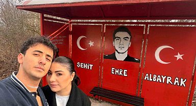 Ladik'te anlamlı çalışma: Şehidin ismi durağa kazındı