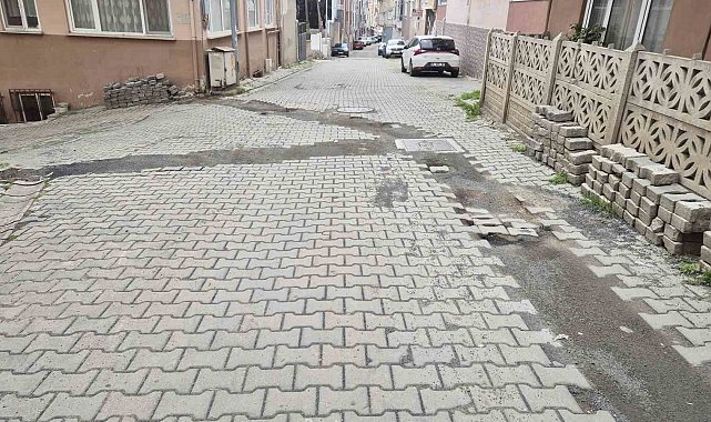Leylak Sokak'ta yolların bakımsızlığına tepki
