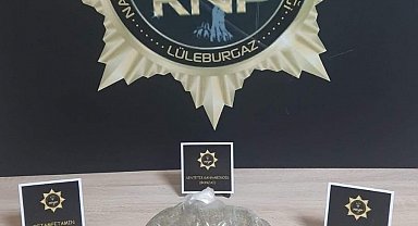 Lüleburgaz'da durdurulan araçtan uyuşturucu çıktı, 4 şüpheli tutuklandı