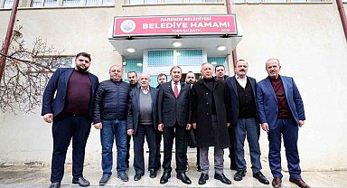 Malatya Darende'de yenilenen hamam hizmete açıldı