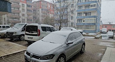 Malatya'da kar yağışı etkisini artırdı