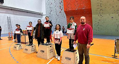 Malatya'da okul sporları tırmanış yarışmaları tamamlandı