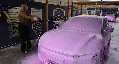 Malatya'da oto yıkamaya renk geldi