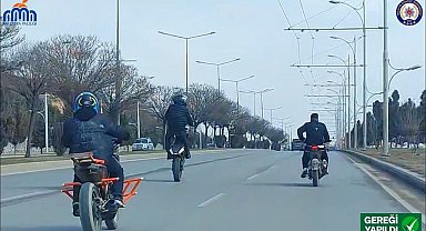 Malatya'da tehlikeli motosiklet şovuna ağır fatura