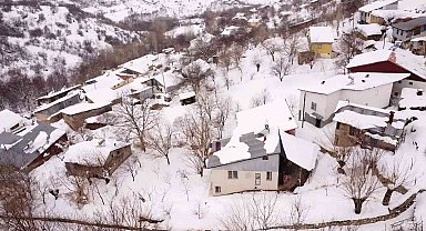 Malatya'da yoğun kar yağışı vatandaşları sevindirdi