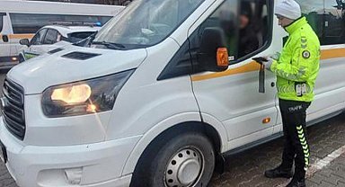 Manisa Emniyet Müdürlüğünden okul servislerine sıkı denetim