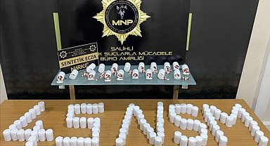 Manisa'da 14 bin 866 adet sentetik hap ele geçirildi