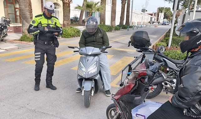Manisa'da 54 motosiklet trafikten men edildi
