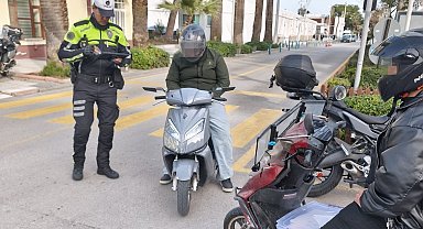 Manisa'da 54 motosiklet trafikten men edildi