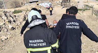 Mardin'de boş havuza düşen kişi yaralandı