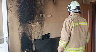 Mardin'de ev yangını