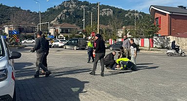 Marmaris'te otomobil yayaya çarptı, sürücü gözaltına alındı