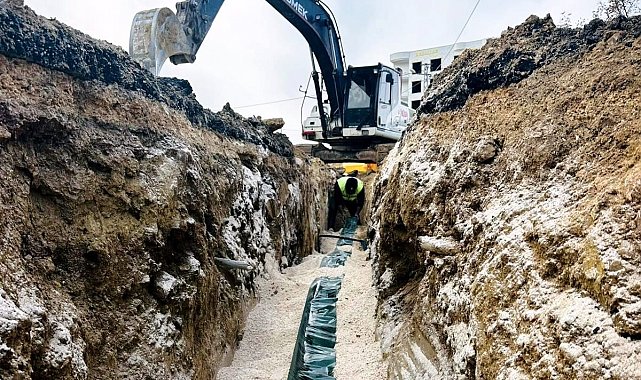 MARSU, Kabala Mahallesi'nde atıksu hattı döşeme çalışmalarını tamamladı