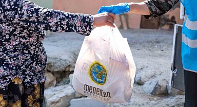 Menemen Belediyesi Aşevi'nden her gün 10 bin kişiye yemek
