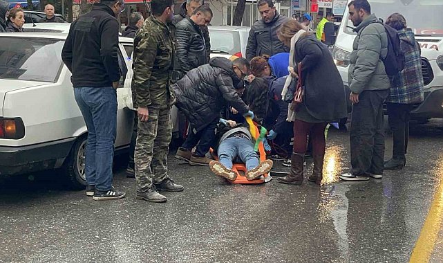 Menteşe'de otomobil yaya çarptı: 1 yaralı