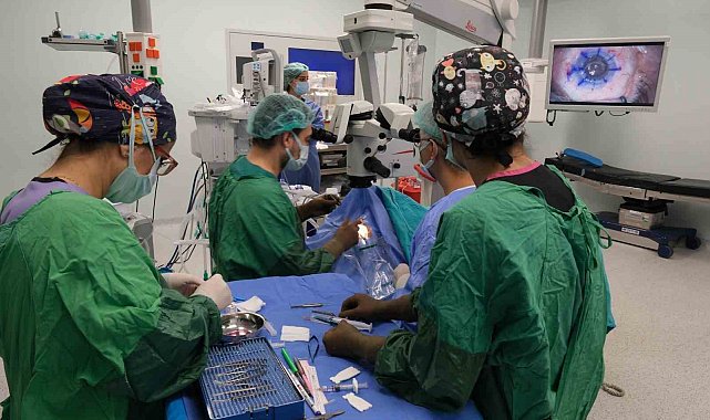 Mersin Şehir Hastanesi'nde ilk kornea nakli başarıyla yapıldı
