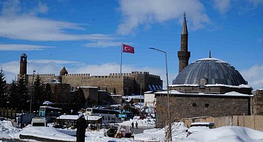 Meteorolojiden Erzurum için kuvvetli kar yağışı uyarısı