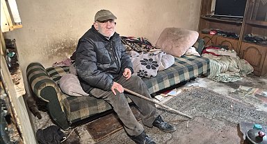 Metruk evde yaşam mücadelesi veren Celal amca huzurevine alındı