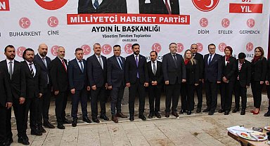 MHP Aydın'da yeni yönetim tanıtıldı