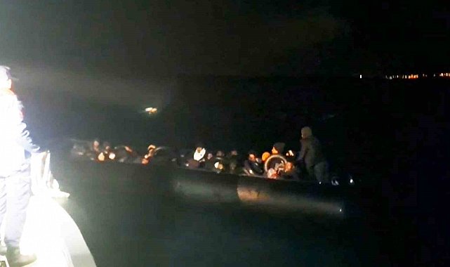 Milas'ta 3'ü çocuk 37 düzensiz göçmen yakalandı