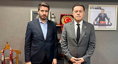 Milletvekili Hatipoğlu, AK Parti Odunpazarı Başkanı Bandırma'yı TBMM'nde ağırladı