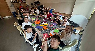 Minik öğrenciler mutfak ve tasarım atölyelerinde deneyim kazandı