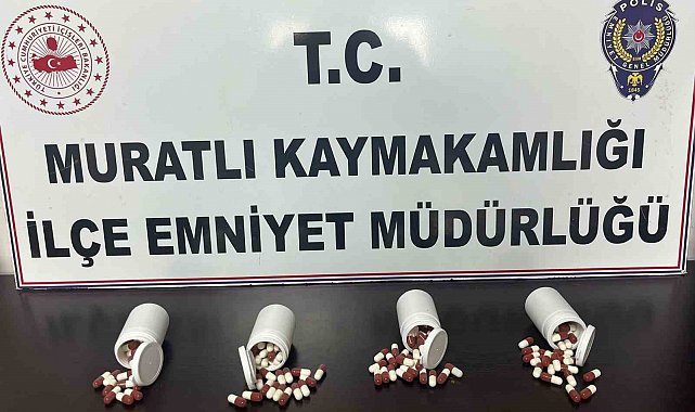 Muratlı'da uyuşturucu operasyonu: 210 sentetik hap ele geçirildi