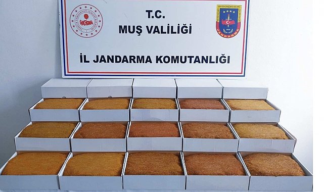Muş'ta 45 kilo kaçak tütün ele geçirildi