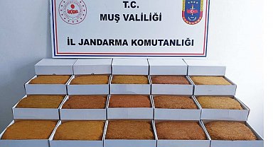 Muş'ta 45 kilo kaçak tütün ele geçirildi