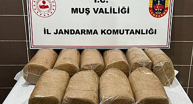 Muş'ta 50 kilo kaçak tütün ele geçirildi