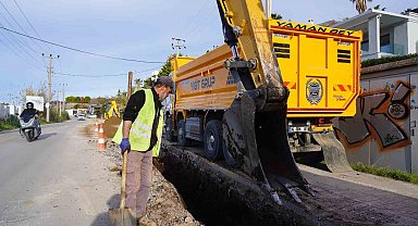 MUSKİ, Bodrum'un tamamına su sağlayacak kuzey ring hattı çalışmalarına başladı