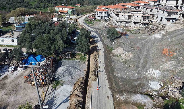 MUSKİ, Milas Güneş Mahallesi'nde içme suyu hatlarını yeniliyor