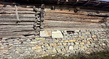 Müze gibi köy: Her duvarlarda tarihi tapınağın taşları var