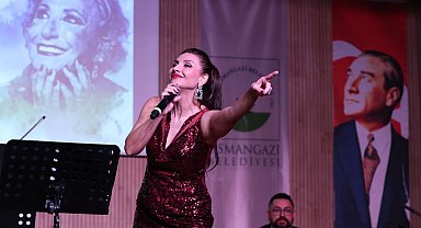 Müzeyyen Senar Osmangazi'de şarkılarla anıldı