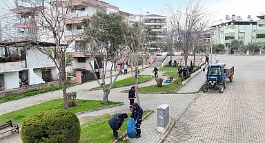 Nazilli'de parklar bahara hazırlanıyor