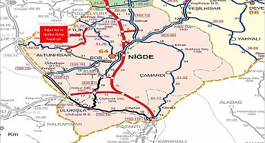 Niğde'de yoğun kar yağışı nedeniyle iki yol trafiğe kapatıldı