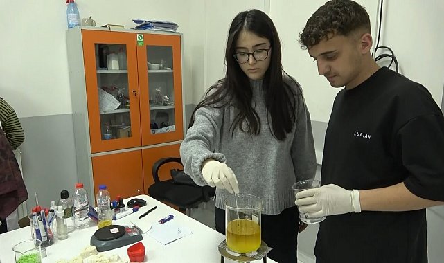 Öğrencilerden örnek proje: Atık yağlar sıvı sabuna dönüşüyor