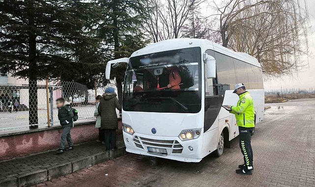 Okul servis araçlarına yönelik denetim