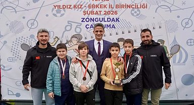 Okul sporları tenis müsabakaları Çaycuma'da tamamlandı