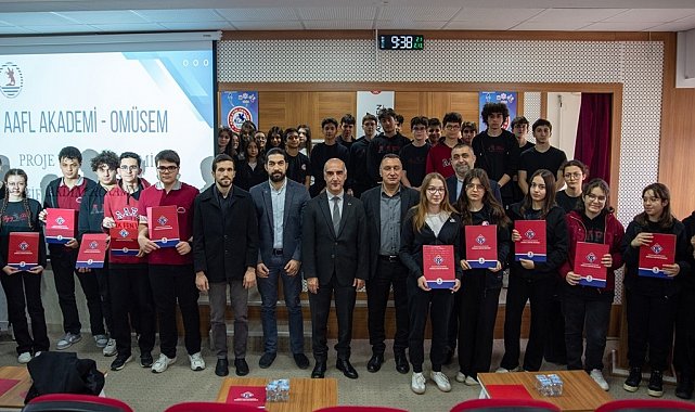 OMÜSEM'den lise öğrencilerine proje eğitimi: 120 öğrenci sertifika aldı