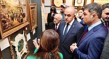 Ordu'da, 'Sanatın Diliyle Değerlerimiz' sergisi açıldı