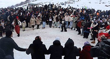 Ordu'da bin 700 rakımlı yaylada renkli kar festivali